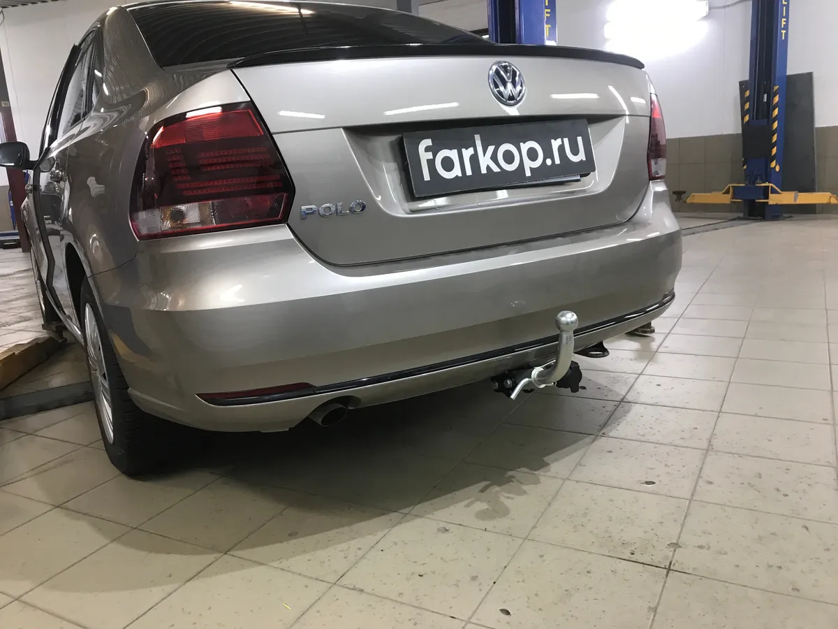 Фаркоп Лидер Плюс для Volkswagen Polo (седан) 2010-2020 V125-BA в Ульяновск Фаркоп Лидер Плюс для Volkswagen Polo (седан) 2010-2020 V125-BA в Ульяновск