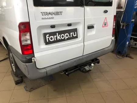 Фаркоп Лидер Плюс для Ford Transit (фургон) 2000-2014, (для а/м со ступенькой, без ступеньки) F116-F в Ульяновск