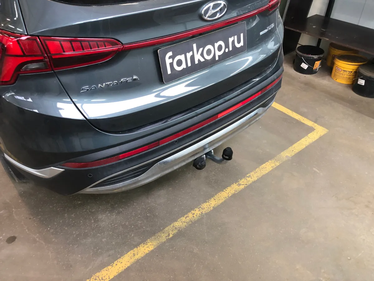 Фаркоп Galia для Hyundai Santa Fe 2020-2024 K050A в Ульяновск
