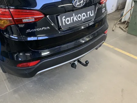 Фаркоп Лидер Плюс для Hyundai Santa Fe 2012-2018, (вкл.Grand) H224-A в Ульяновск
