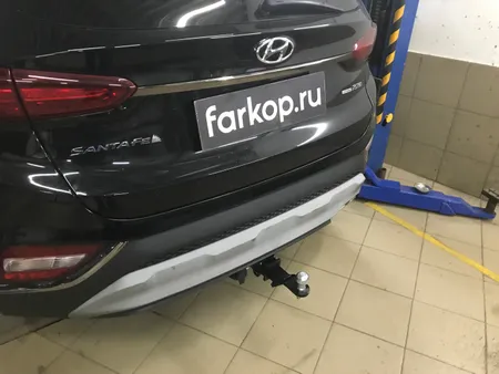Фаркоп Лидер Плюс для Hyundai Santa Fe 2018-2022 Арт. H230-E H230-E в Ульяновск