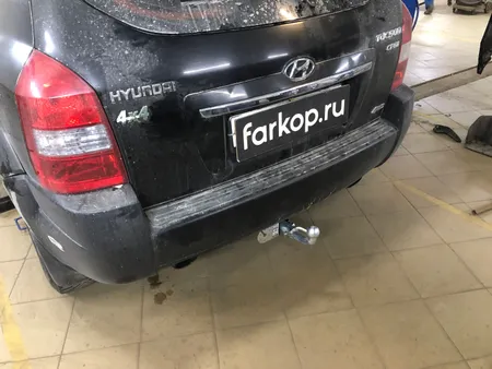 Фаркоп Лидер Плюс для Hyundai Tucson 2004-2010 H204-BA в Ульяновск