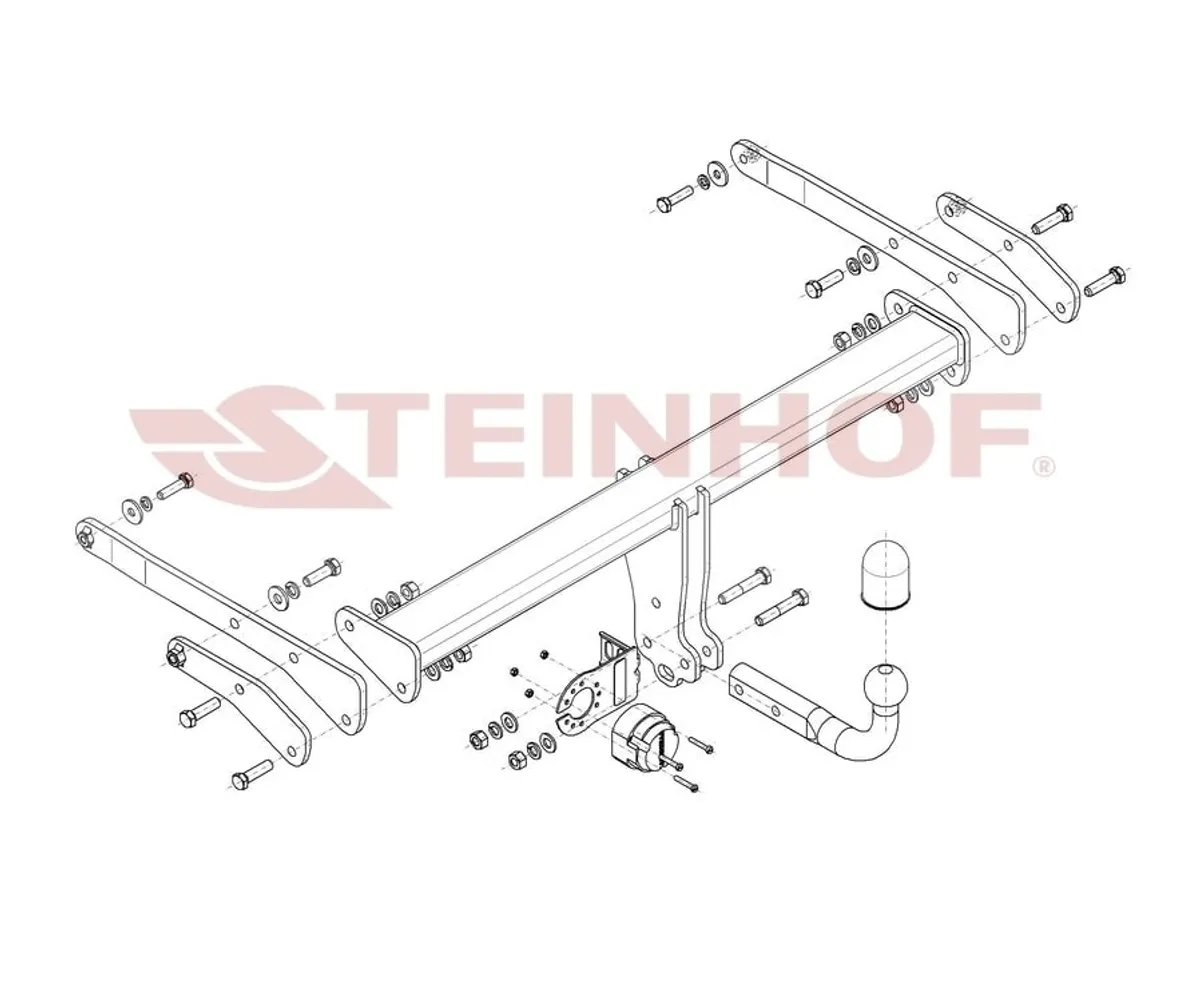 Фаркоп Steinhof для Audi Q5 2026- A-111 в Ульяновск Фаркоп Steinhof для Audi Q5 2026- A-111 в Ульяновск