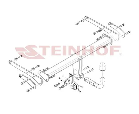 Фаркоп Steinhof для Audi Q5 2026- A-111 в Ульяновск