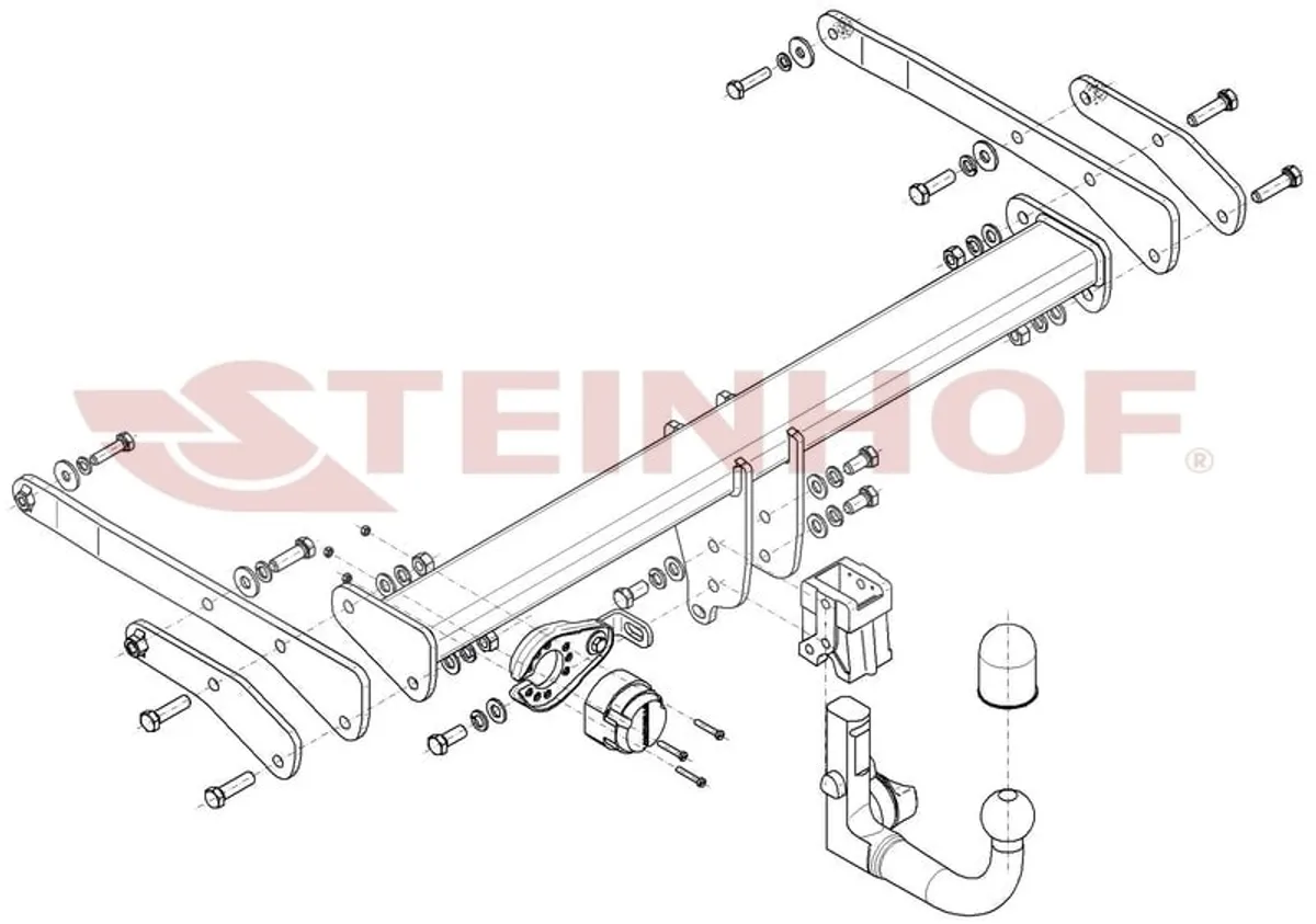 Фаркоп Steinhof для Audi Q5 2026- A-112 в Ульяновск Фаркоп Steinhof для Audi Q5 2026- A-112 в Ульяновск