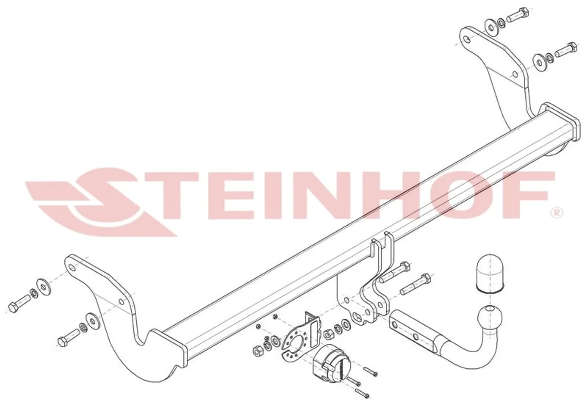 Фаркоп Steinhof для Lexus RX 2022- Арт. L-175 L-175 в Ульяновск Фаркоп Steinhof для Lexus RX 2022- Арт. L-175 L-175 в Ульяновск