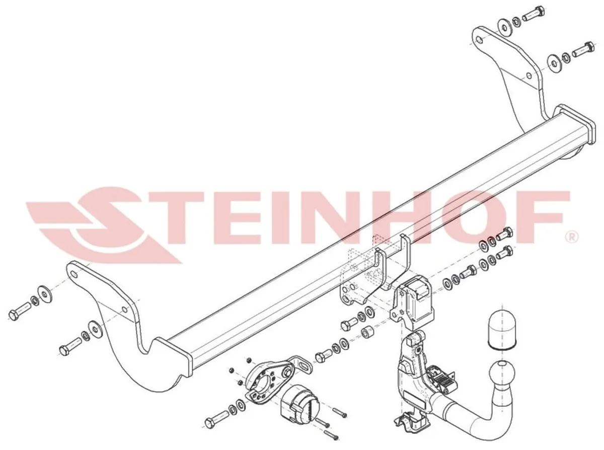 Фаркоп Steinhof для Lexus RX 2022- Арт. L-176 L-176 в Ульяновск