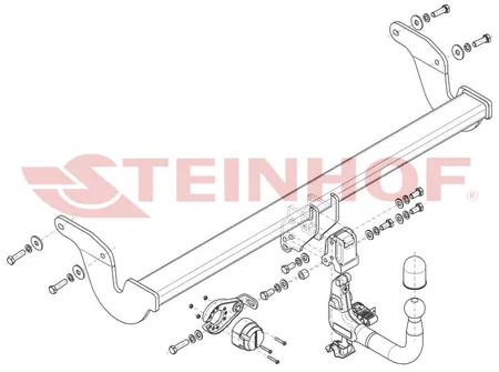 Фаркоп Steinhof для Lexus RX 2022- Арт. L-176 L-176 в Ульяновск