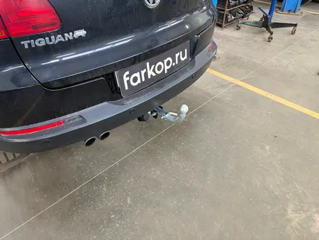 Фаркоп Лидер Плюс для Volkswagen Tiguan 2007-2017 V123-BA в Ульяновск