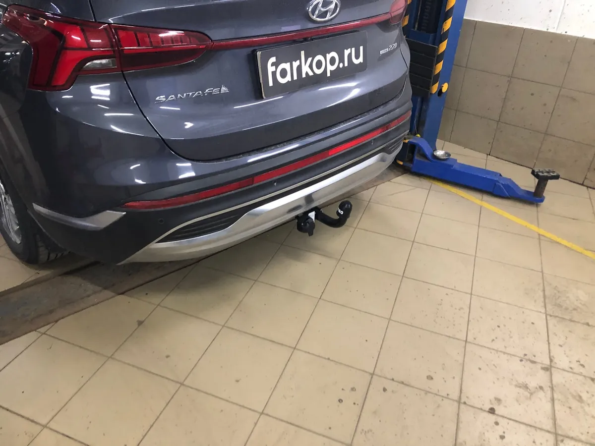 Фаркоп Oris для Hyundai Santa Fe 2020-2024 6768-A в Ульяновск