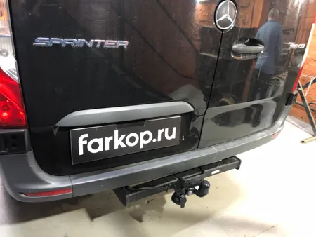 Фаркоп Steinhof для Mercedes Sprinter 2018- (без ступеньки, одинарн. колёса, база 3665/4325 mm) Арт. M-181 в Ульяновск