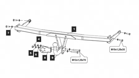 Фаркоп Baltex для Audi A3 2020- 26313612 в Ульяновск